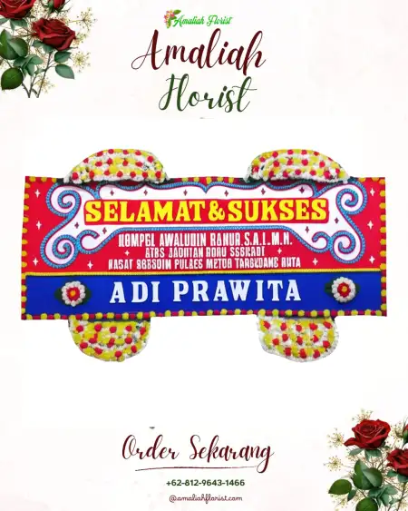 Papan Bunga Ucapan Selamat Pakpak Bharat